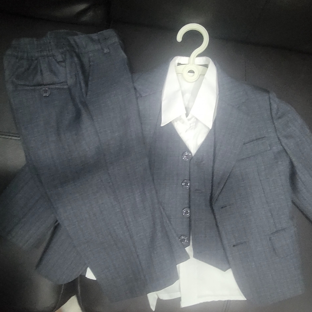 Inspire Kids Formal Suit in Blue and White